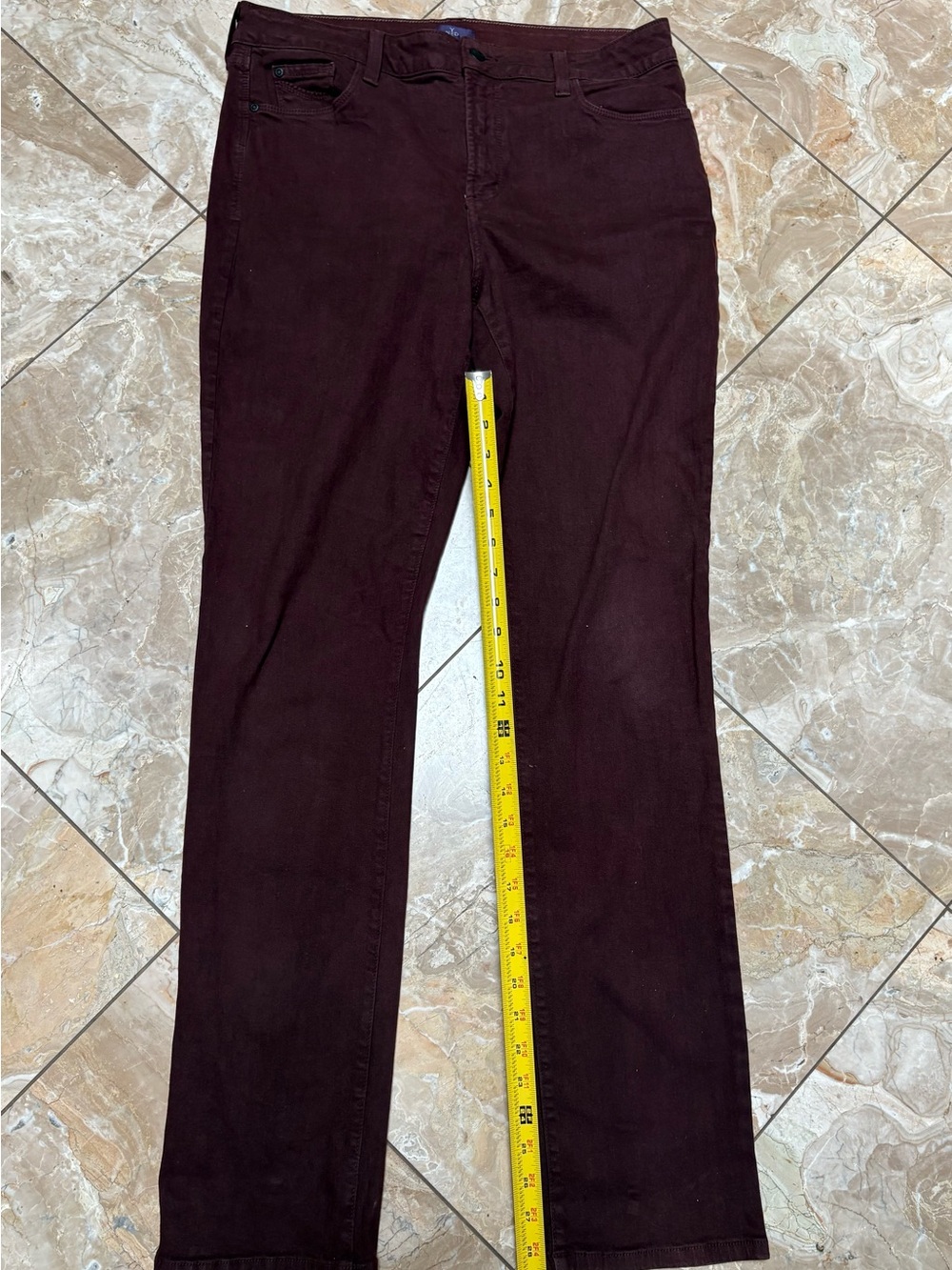 NYDJ Women’s Jeans in Deep Burgundy size 14